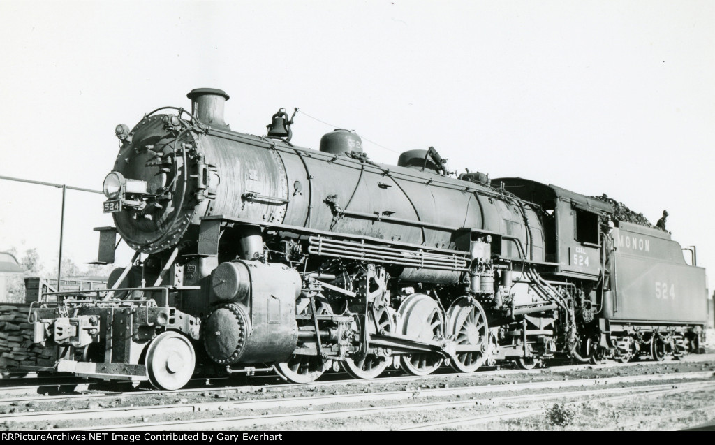 CIL 2-8-2 #524 - Chicago, Indianapolis & Louisville (Monon)